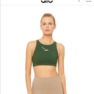 Alo Yoga Ripped Warrior bra